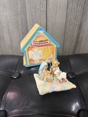 Cherished Teddies Bear Cherish The King Nativity Mini Bear Figurine Set